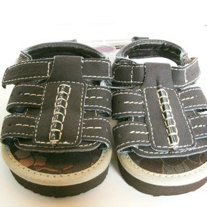Carter's Boys Sandals Brown Fisherman Size 3 6-9 Months Baby